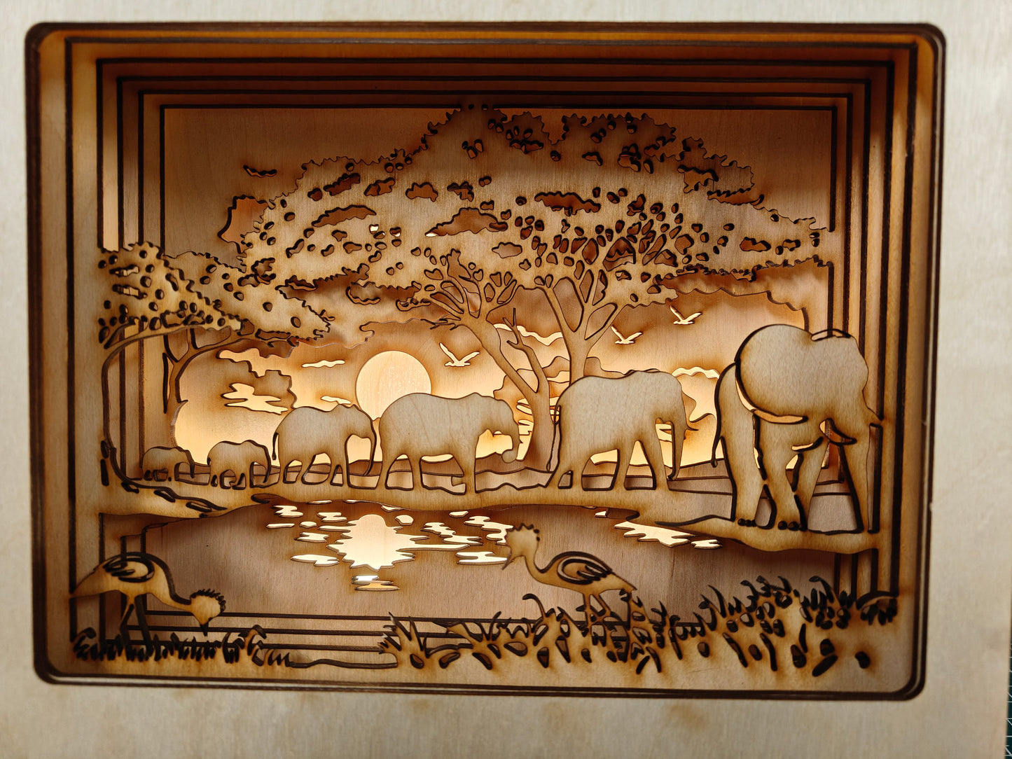 Light-Box Elephants