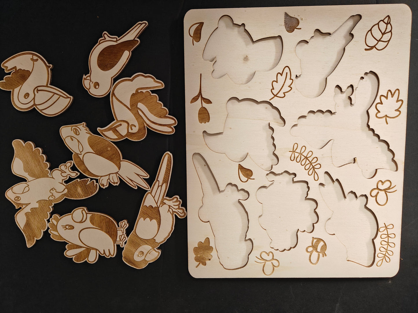 Small Kids Puzzle : Birds