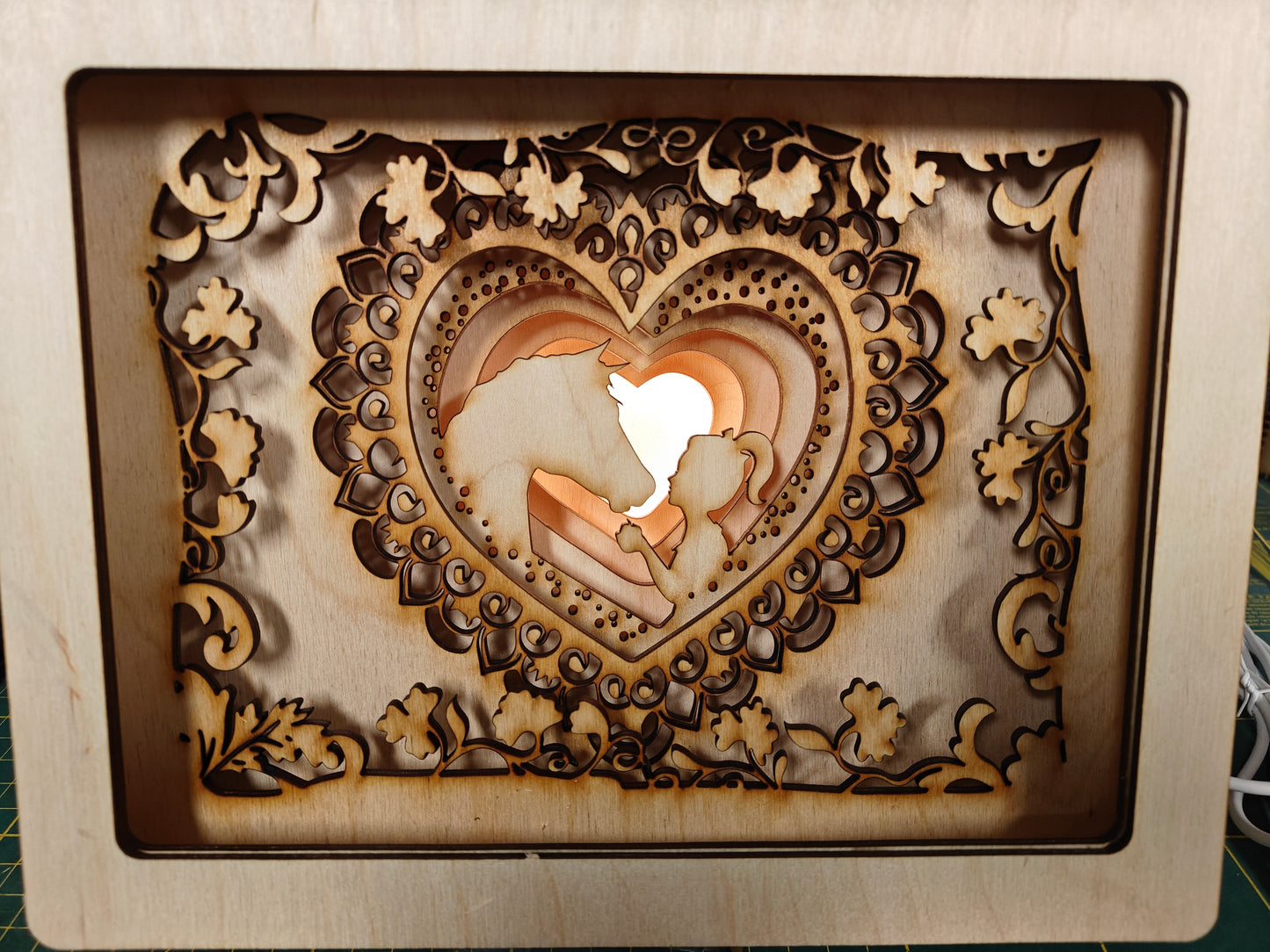 Light-Box Horse-Love