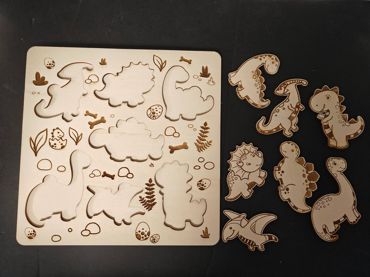 Small Kids Puzzle : Dino