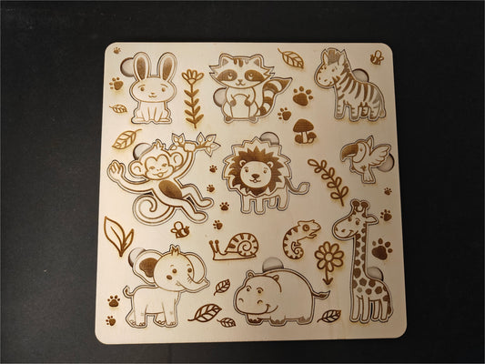 Small Kids Puzzle : Africa