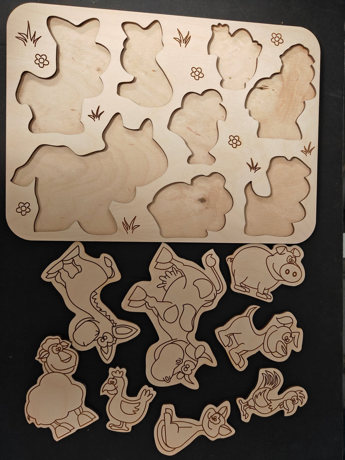 Small Kids Puzzle : Farm